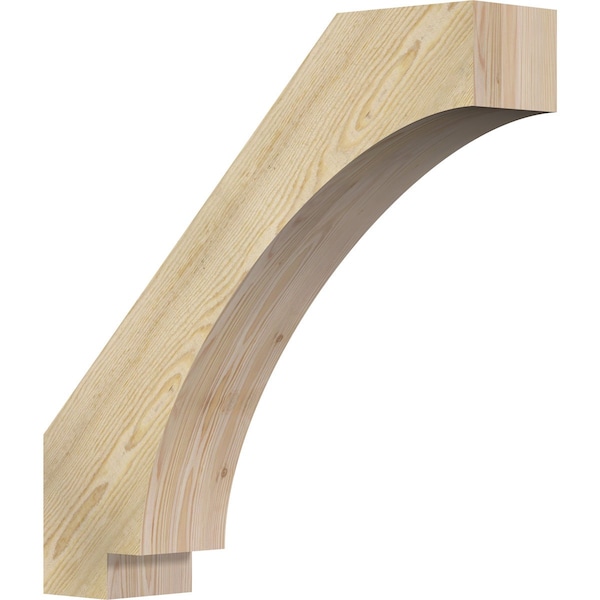 Ekena Millwork 6"W x 28"D x 28"H Imperial Rough Sawn Knee Brace, Douglas Fir BRC06X28X28IMP00RDF - main